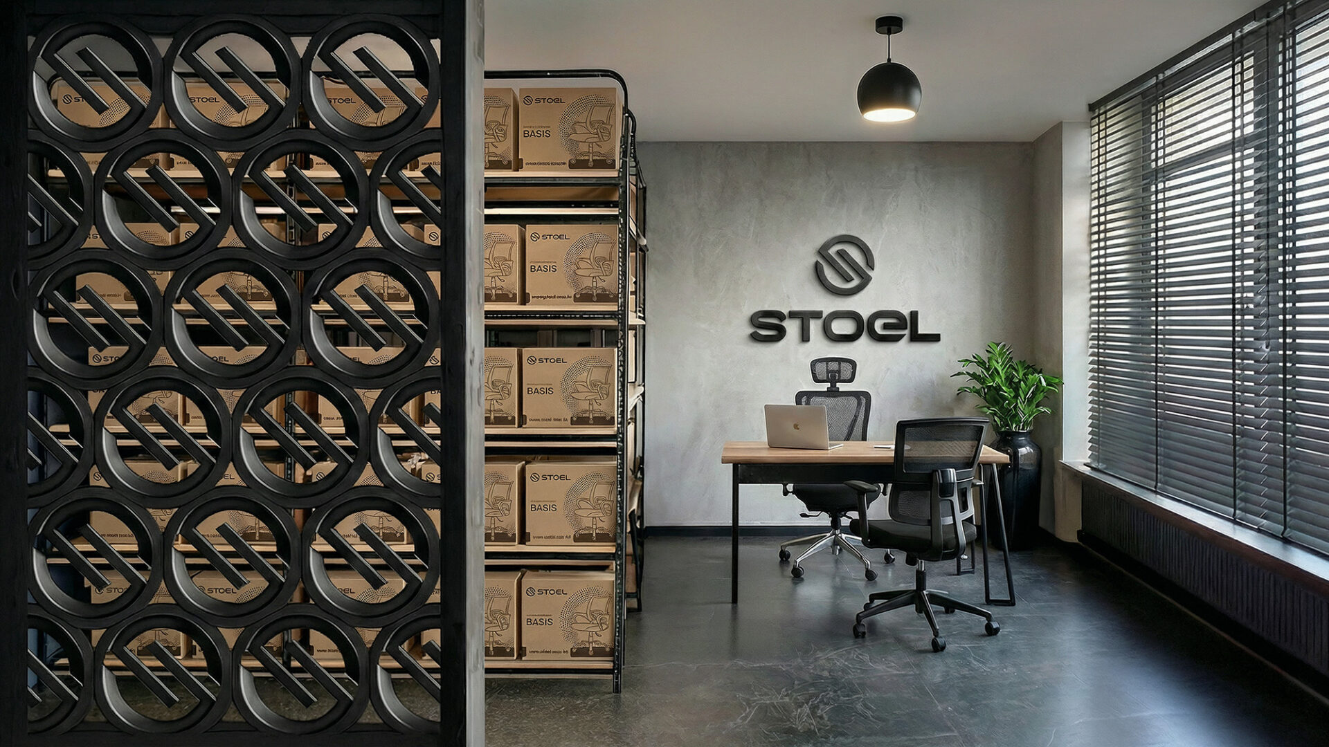 Identidade visual para a Stoel, marca de cadeiras ergonômicas e gamers em Florianópolis, SC, por RBR Design.